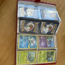 RARE Vintage Red Pokemon Gotta Catch 'Em All Binder Card Album Pikachu - Image 3