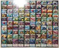 Lot of 100 Japanese Duel Masters Trading Card Game Card Set - Image 1