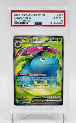 PSA 10 Venusaur ex 182/165 MEW EN-151 Ultra Rare Pokemon Card Pokemon - Image 1