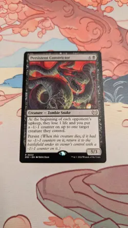Persistent Constrictor - NM R : Commander: Duskmourn: House of Horror - Image 1