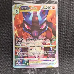 Pokemon Lucario VSTAR SWSH291 Sword & Shield Promo Holo Card 270 HP English TCG - Image 1