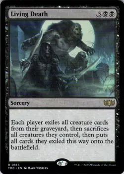 MTG Living Death (185) | NM | Commander: Tarkir: Dragonstorm {TDC} - Image 1