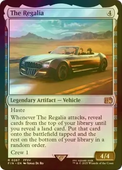 The Regalia #267 (Foil) (NM) Final Fantasy FIN Magic MTG - Image 1