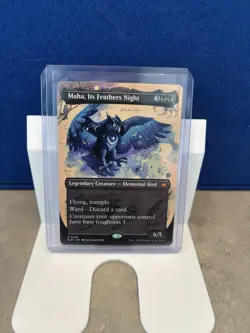 Maha, Its Feathers Night (Borderless) Bloomburrow Regular - Image 1