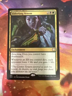 MTG - Elderfang Venom Commander: Kaldheim Regular NM Pack Fresh - Image 1