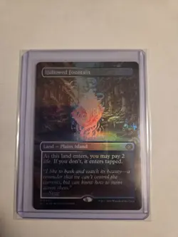 Hallowed Fountain (Borderless) Lorwyn Eclipsed Foil MTG - Image 1