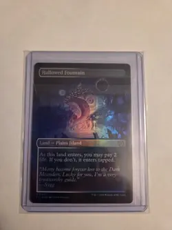 Hallowed Fountain (Borderless) Lorwyn Eclipsed Foil MTG - Image 2