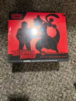Pokemon Destined Rivals Pokemon Center ETB Sealed New In Box - Image 1