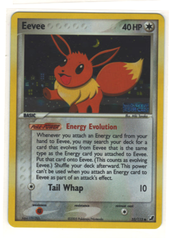 Eevee 55/115 EX Unseen Forces Stamped Reverse Holo Pokemon Card LP/NM - Image 1