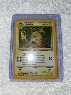 Raichu - Holo - 14/62 Fossil Set (IT) - WOTC Unlimited - Pokemon TCG - 1999 - Image 1