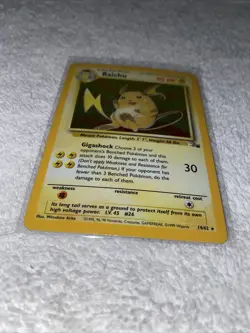 Raichu - Holo - 14/62 Fossil Set (IT) - WOTC Unlimited - Pokemon TCG - 1999 - Image 3