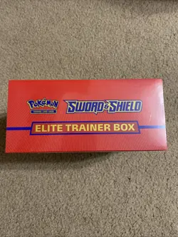 Pokemon TCG Sealed Sword and Shield Base Set ETB Elite Trainer Box Zacian - Image 2
