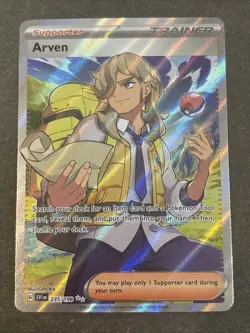 Arven 235/198 Sv01: Scarlet & Violet Base Set Full Art Holo Pokemon TCG NM - Image 1