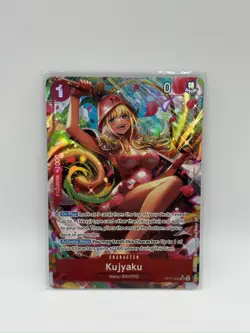 NM Kujyaku (Alternate Art) OP11-004 SR Foil One Piece A Fist of Divine Speed - Image 1