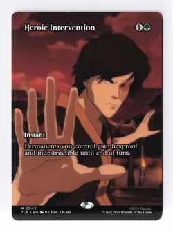 Heroic Intervention (Borderless) MTG Avatar The Last Airbender Eternal Legal TLE - Image 1