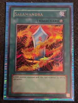 Yu-Gi-Oh! Salamandra DDS-006 Prismatic Secret Rare Promo - 2002! NM Condition - Image 1