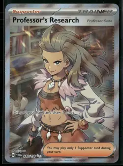Professor's Research 240/198 Full Art - Pokemon TCG Scarlet & Violet 2023 NM - Image 1