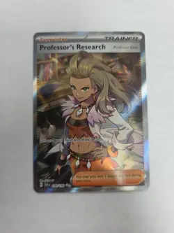 Professor's Research 240/198 Ultra Rare Scarlet & Violet Pokemon TCG Mint NM - Image 1