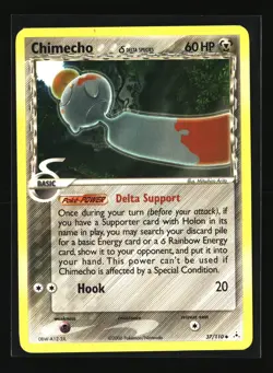 Pokemon CHIMECHO DELTA SPECIES 37/110 Uncommon (2006 Holon Phantoms) LP/NM - Image 1