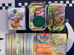 Pokemon Mystery Bundle - 75 Cards + Sleeves, Coin & Pin + Guaranteed EX/VSTAR - Image 2