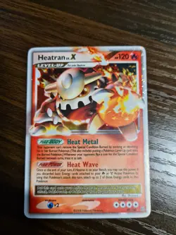 Pokemon Cards: Stormfront Rare Holo: Heatran Lv. X 97/100 LP - Image 1
