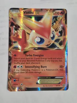 Victini EX 18/135 Rare EX Holo - B&W - Plasma Storm - NM - 2013 - Pokemon TCG - Image 1