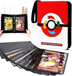 Jumbo Card Binder with Sleeves, X-Large 3-Ring Binder for Oversize Trading Cards - Image 1