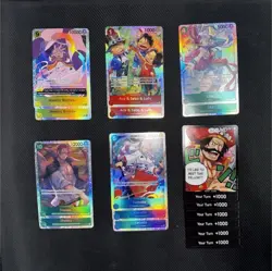 One Piece TCG OP13 76 Card Lot - 10+ SR, Leaders, Holo Rares, DON!! NM - Image 1