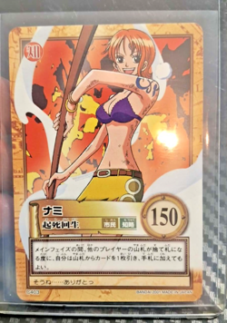 BANDAI One Piece Hyper Battle NAMI SCARCE C403 EARLY CARD VINTAGE LUFFY CREW - Image 1