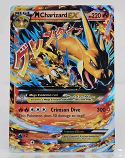 Pokemon TCG M Charizard EX 13/106 Flashfire Ultra Rare Holo Card NM - Image 1