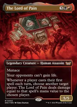 The Lord of Pain-Duskmourn: House Of Horror Commander-Borderless-Regular-3-NM - Image 1