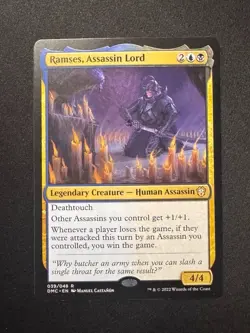 Ramses, Assassin Lord Commander: Dominaria United Regular - NM - Image 1