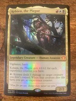 Kelsien, the Plague Commander 2020 Foil #11 Human Assassin - Image 1
