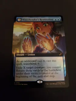 Waterbender’s Restoration 183 -MTG Avatar: The Last Airbender -Extended Art FOIL - Image 1