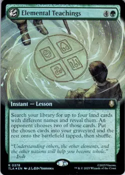 MTG Elemental Teachings (Extended Art) (378) | NM Foil | Avatar {TLA} - Image 2