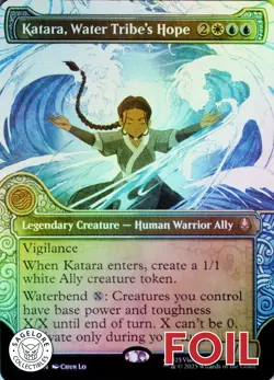 MTG Katara, Water Tribe's Hope (Showcase) (351) | NM Foil | Avatar {TLA} - Image 1