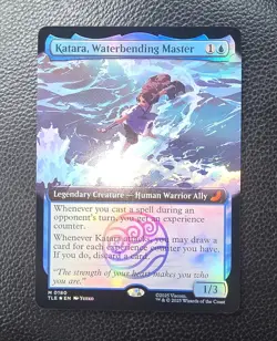 MTG - TLE - Katara, Waterbending Master (Extended Art) #180 - Near Mint Foil - Image 1