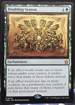 Doubling Season #216 Foundations Regular Mythic - Image 1