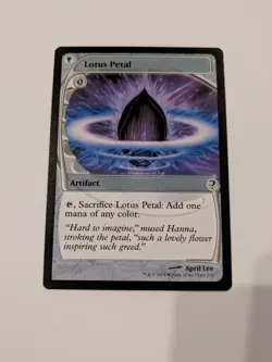 Lotus Petal MTG #226 Future Sight Frame Mystery Booster 2 - Image 1