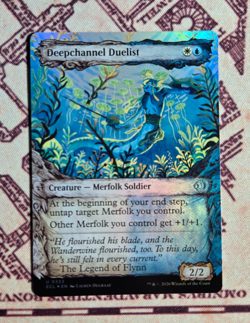 MTG Foil Deepchannel Duelist Showcase Lorwyn Eclipsed Magic the Gathering NM - Image 1