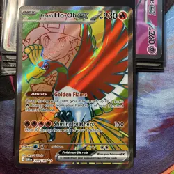 Ethans Ho-Oh EX Full Art Sv10: Destined Rivals 209/182 Pokemon NM+ - Image 1