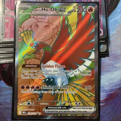 Ethans Ho-Oh EX Full Art Sv10: Destined Rivals 209/182 Pokemon NM+ - Image 3