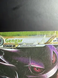 Pokemon TCG: Gengar (Prime) 94/102 Triumphant Holo (Damaged) - Image 5