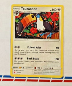 Pokemon TOUCANNON 22/30 Sun & Moon Trainer Kit: Lycanroc & Alolan - Image 1