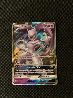 Pokemon TCG Mewtwo GX 39/73 Shining Legends Holo Ultra Rare - Image 1