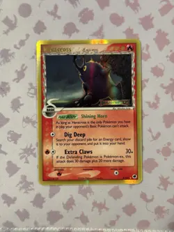 Heracross 3/101 Dragon Frontiers Delta Species Reverse Holo Pokemon NM - Image 1