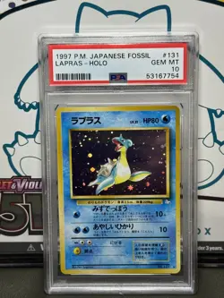 Pokemon TCG: 1997 Lapras #131 Japanese Fossil - PSA 10 GEM MINT RARE!! - Image 3