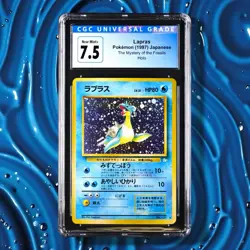 ✨ CGC 7.5 MEAR MINT ✨ Lapras-Holo 1997 Pokemon Japanese Fossil #131 - Image 1