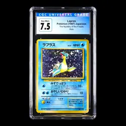 ✨ CGC 7.5 MEAR MINT ✨ Lapras-Holo 1997 Pokemon Japanese Fossil #131 - Image 2