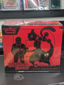SEALED Pokemon Center TCG Scarlet & Violet Destined Rivals ETB Elite Trainer Box - Image 1